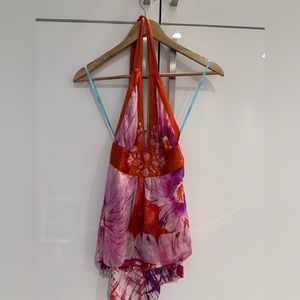 Marciano halter top with beading